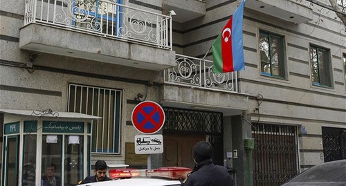 Азербайджанское посольство в Тегеране. Фото: https://1news.az
