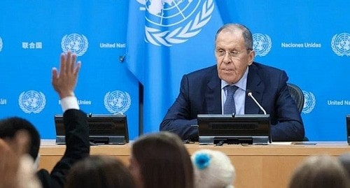 Сергей Лавров на пресс-конференции. 28 сентября 2024 года. Фото: МИД РФ https://www.mid.ru/ru/foreign_policy/news/1972854/