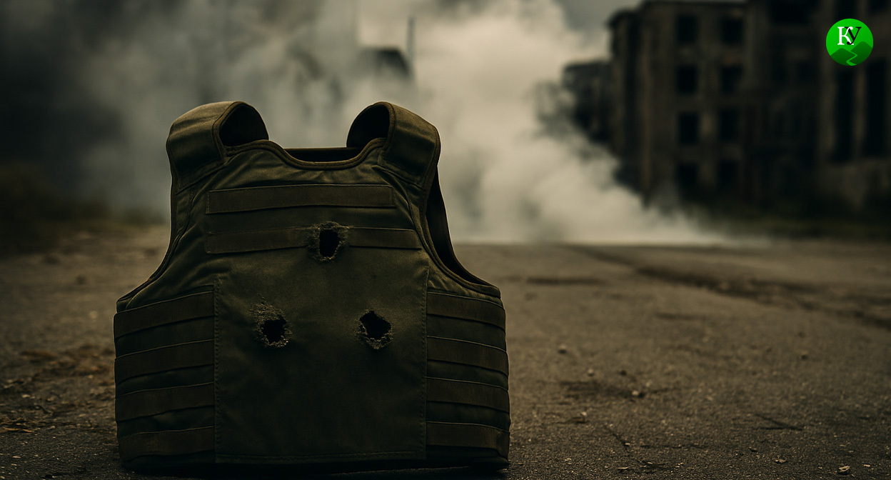 Бронежилет. Иллюстрация создана "Кавказским узлом" с помощью ИИ в программе Copilot Бронежилет. Иллюстрация создана "Кавказским узлом" с помощью ИИ в программе Copilot