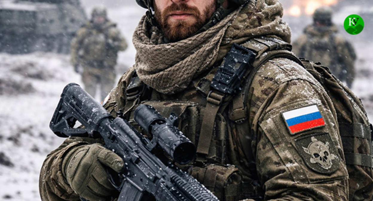 Военнослужащий. Иллюстрация создана "Кавказским узлом" при помощи ИИ в программе Copilot Военнослужащий. Иллюстрация создана "Кавказским узлом" при помощи ИИ в программе Copilot