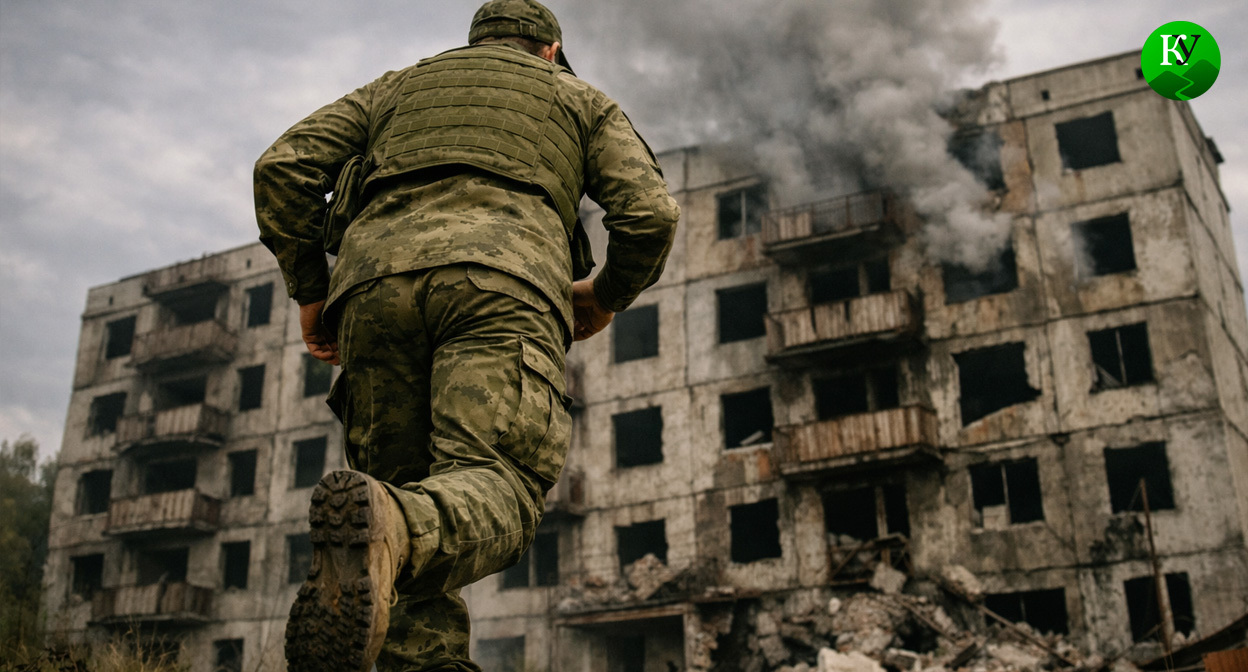 Военный на СВО. Иллюстрация создана «Кавказским узлом» с помощью ИИ в программе Copilot Военный на СВО. Иллюстрация создана «Кавказским узлом» с помощью ИИ в программе Copilot