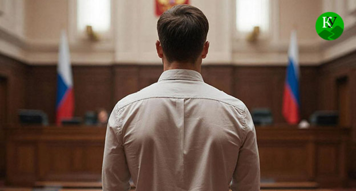 Мужчина в зале суда. Иллюстрация создана "Кавказским узлом" при помощи ИИ в программе Copilot Мужчина в зале суда. Иллюстрация создана "Кавказским узлом" при помощи ИИ в программе Copilot