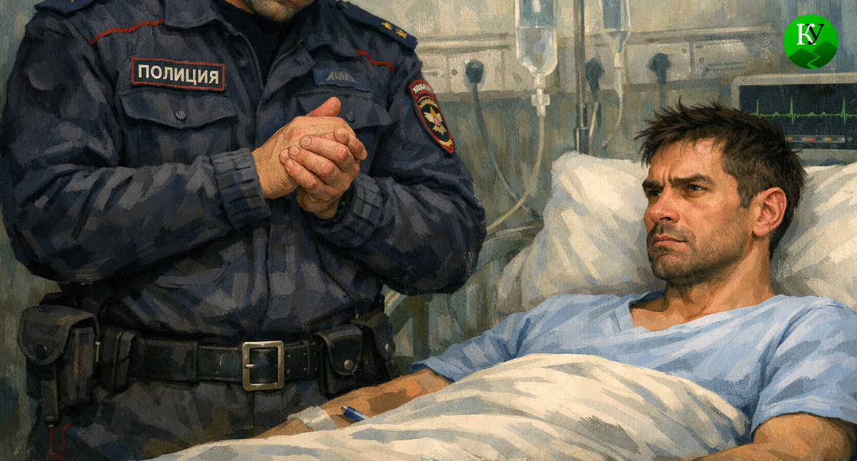 Полицейский в больнице. Иллюстрация создана «Кавказским узлом» с помощью ИИ в программе Copilot Полицейский в больнице. Иллюстрация создана «Кавказским узлом» с помощью ИИ в программе Copilot
