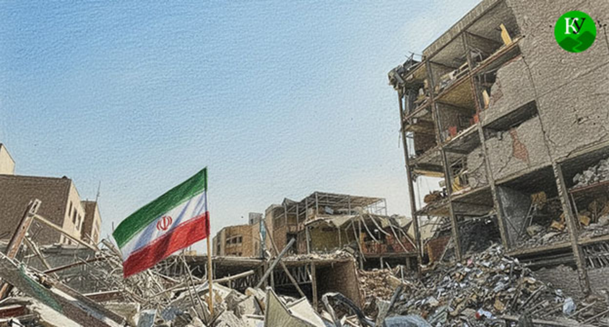 Война в Иране. Иллюстрация создана "Кавказским узлом" при помощи ИИ в программе Copilot Война в Иране. Иллюстрация создана "Кавказским узлом" при помощи ИИ в программе Copilot