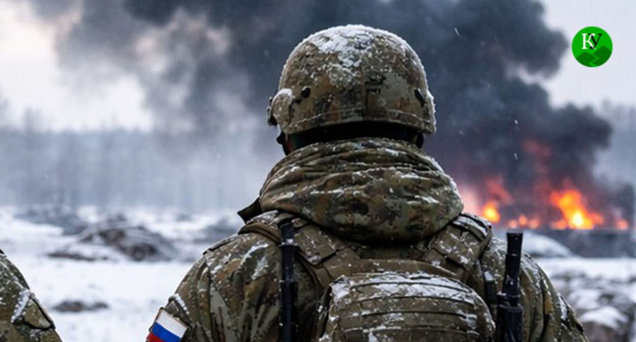 Военнослужащий. Иллюстрация создана "Кавказским узлом" при помощи ИИ в программе Copilot Военнослужащий. Иллюстрация создана "Кавказским узлом" при помощи ИИ в программе Copilot