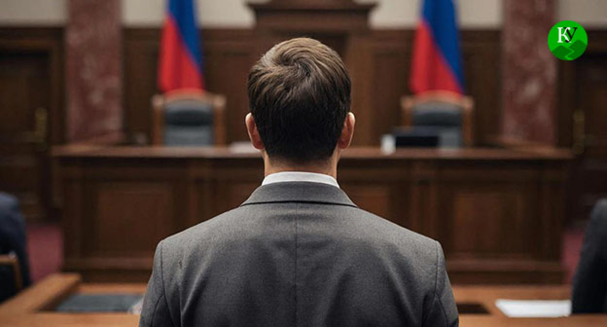Мужчина в зале суда. Иллюстрация создана "Кавказским узлом" при помощи ИИ в программе Copilot Мужчина в зале суда. Иллюстрация создана "Кавказским узлом" при помощи ИИ в программе Copilot