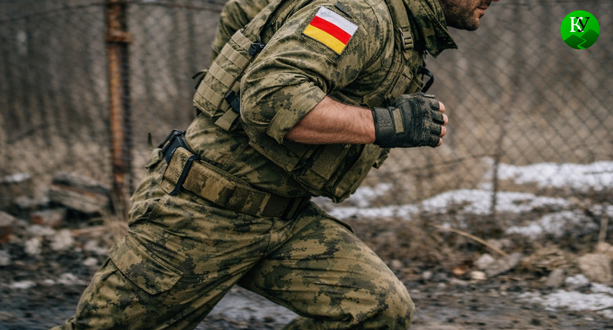 Военный на СВО. Иллюстрация создана «Кавказским узлом» с помощью ИИ в программе Copilot Военный на СВО. Иллюстрация создана «Кавказским узлом» с помощью ИИ в программе Copilot