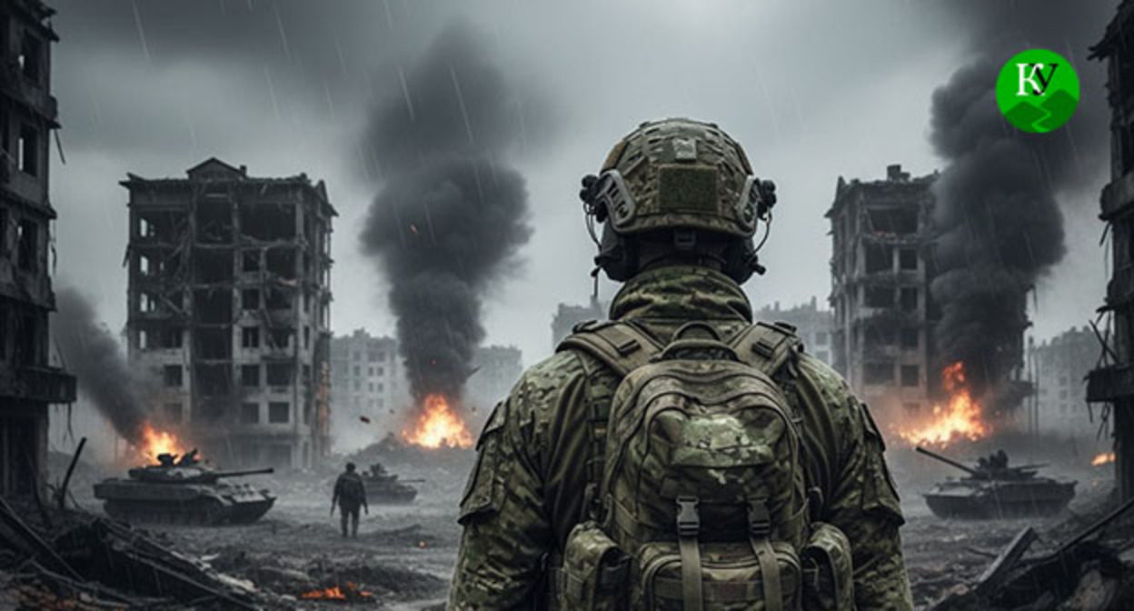 Военнослужащий. Иллюстрация создана "Кавказским узлом" при помощи ИИ в программе Copilot Военнослужащий. Иллюстрация создана "Кавказским узлом" при помощи ИИ в программе Copilot