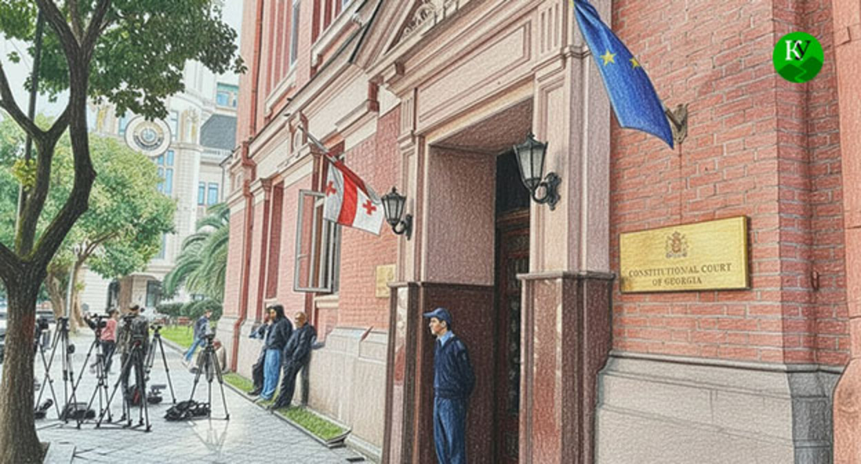 Конституционный суд Грузии. Иллюстрация создана "Кавказским узлом" при помощи ИИ в программе Copilot Конституционный суд Грузии. Иллюстрация создана "Кавказским узлом" при помощи ИИ в программе Copilot