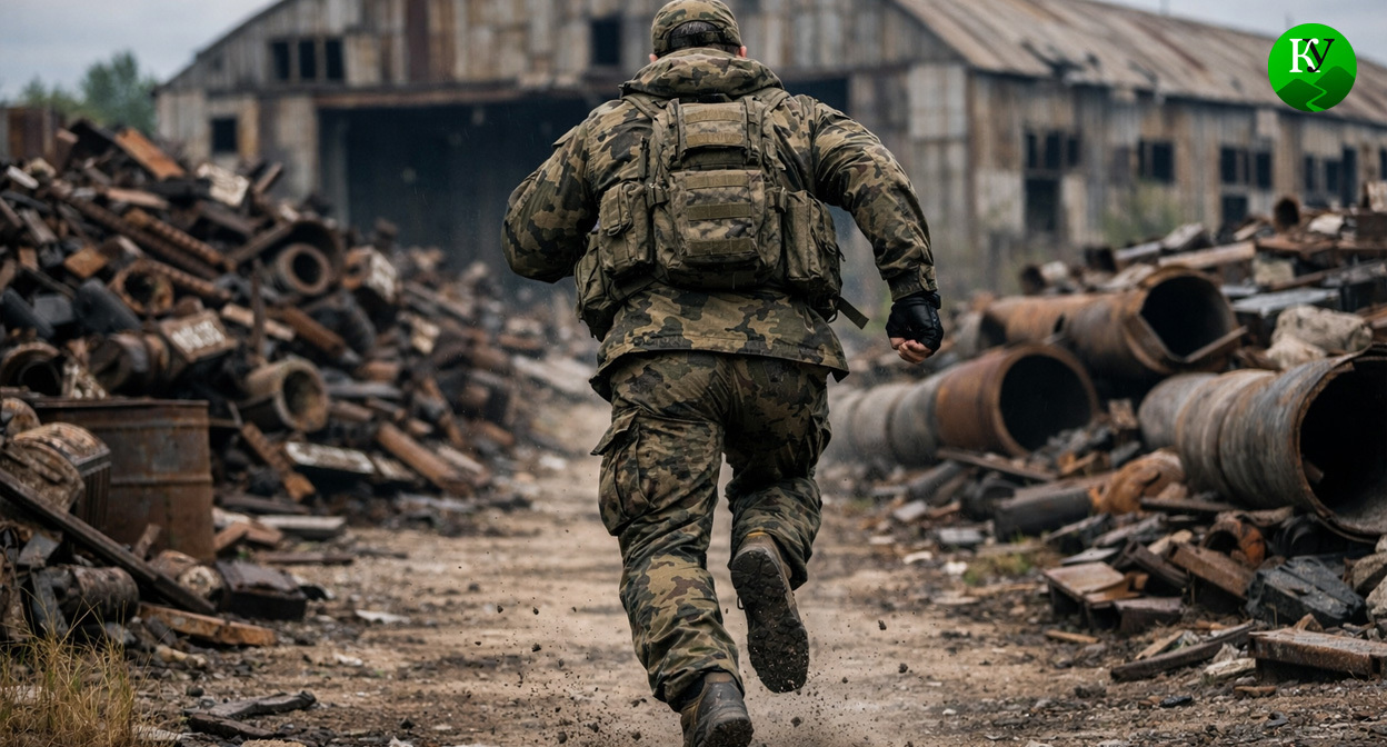 Военный на СВО. Иллюстрация создана «Кавказским узлом» с помощью ИИ в программе Copilot Военный на СВО. Иллюстрация создана «Кавказским узлом» с помощью ИИ в программе Copilot