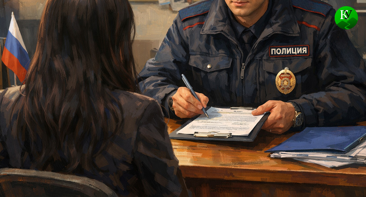 Допрос в полиции. Иллюстрация создана "Кавказским узлом" с помощью ИИ в программе Copilot Допрос в полиции. Иллюстрация создана "Кавказским узлом" с помощью ИИ в программе Copilot