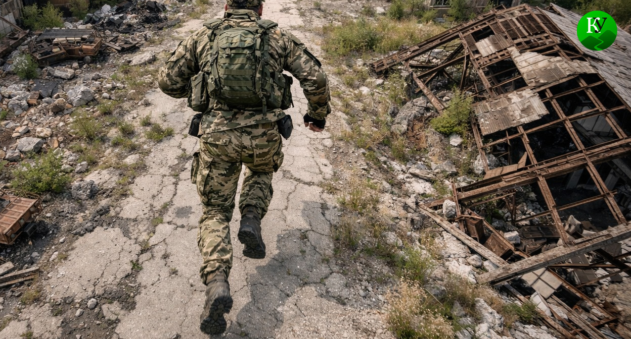 Военный на СВО. Иллюстрация создана «Кавказским узлом» с помощью ИИ в программе Copilot Военный на СВО. Иллюстрация создана «Кавказским узлом» с помощью ИИ в программе Copilot