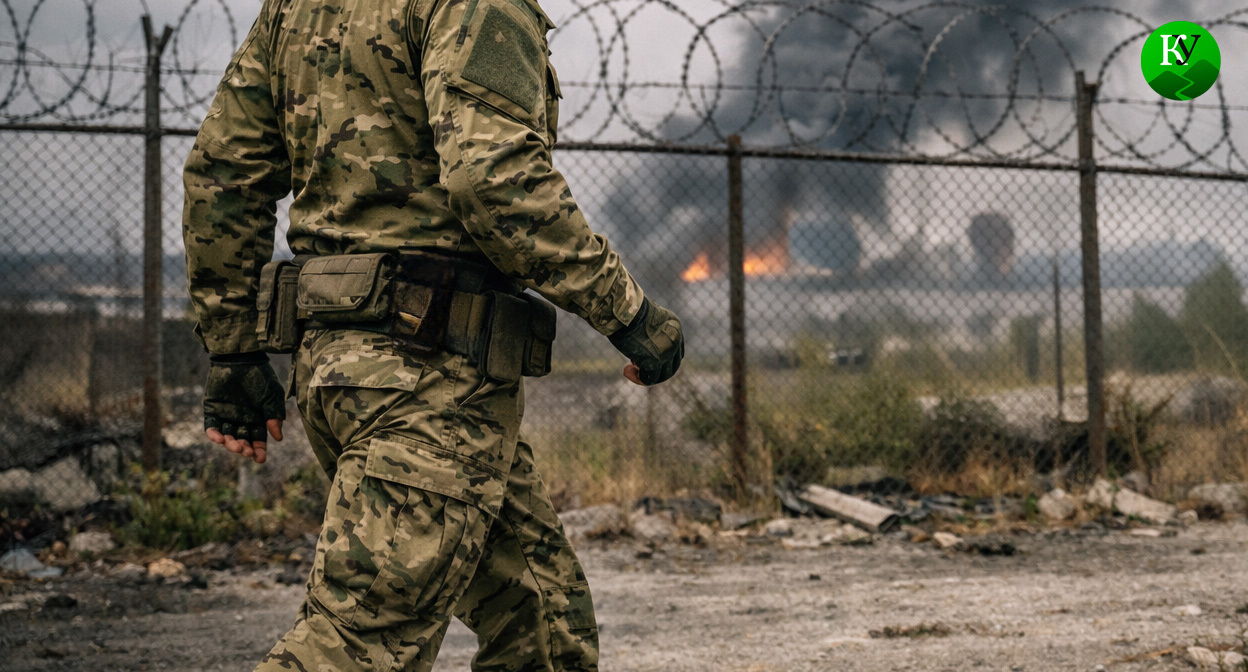 Военный на СВО. Иллюстрация создана «Кавказским узлом» с помощью ИИ в программе Copilot Военный на СВО. Иллюстрация создана «Кавказским узлом» с помощью ИИ в программе Copilot