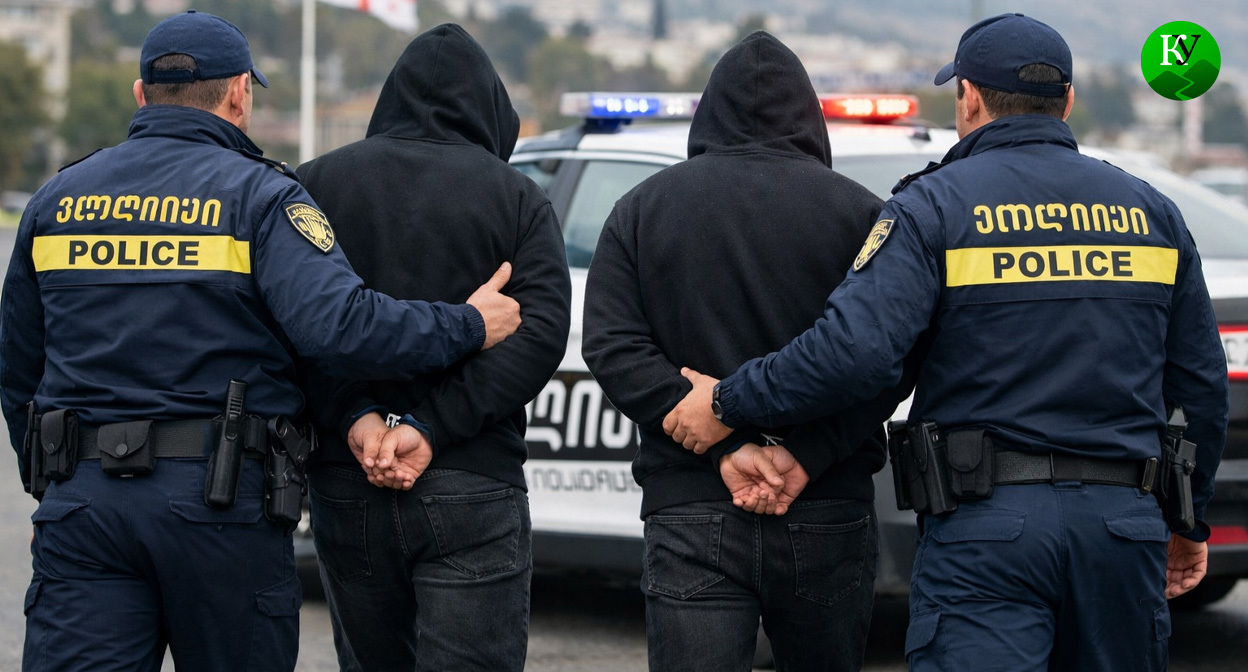 Задержание подозреваемых. Иллюстрация создана «Кавказским узлом» с помощью ИИ в программе Copilot Задержание подозреваемых. Иллюстрация создана «Кавказским узлом» с помощью ИИ в программе Copilot