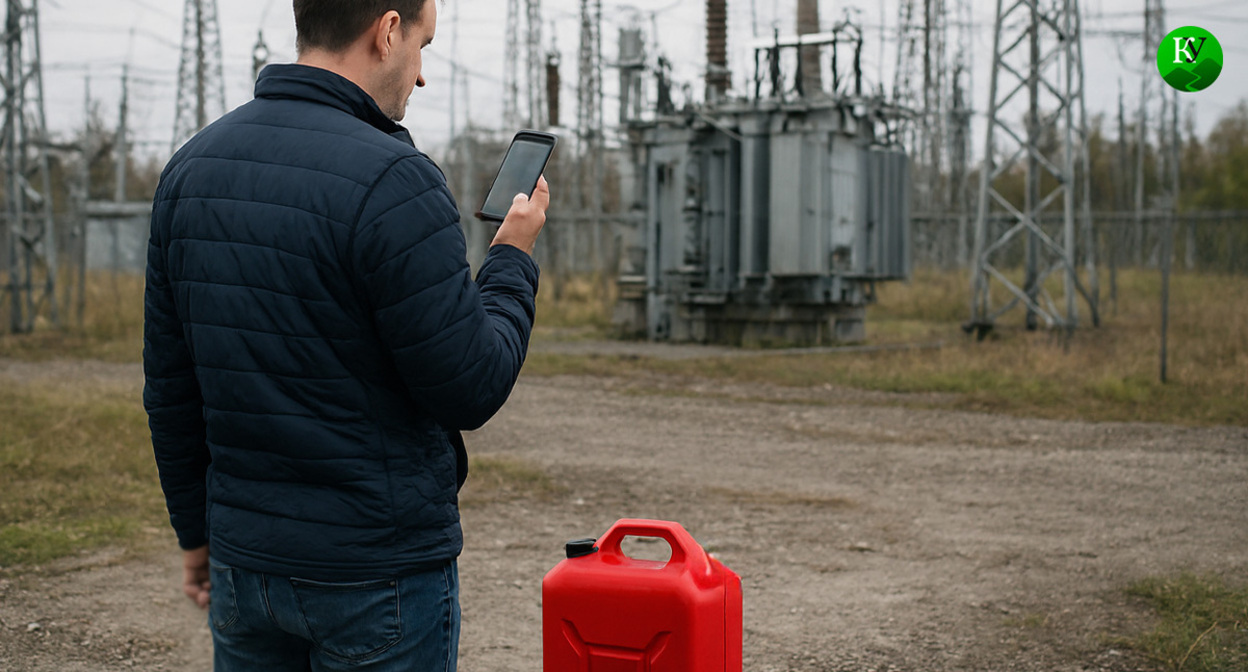 Мужчина у подстанции. Иллюстрация создана «Кавказским узлом» с помощью ИИ в программе Copilot Мужчина у подстанции. Иллюстрация создана «Кавказским узлом» с помощью ИИ в программе Copilot