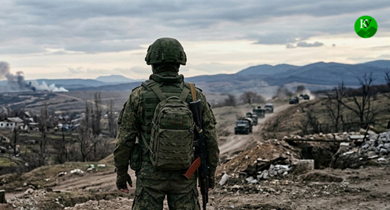 Военнослужащий. Иллюстрация создана "Кавказским узлом" при помощи ИИ в программе Copilot Военнослужащий. Иллюстрация создана "Кавказским узлом" при помощи ИИ в программе Copilot