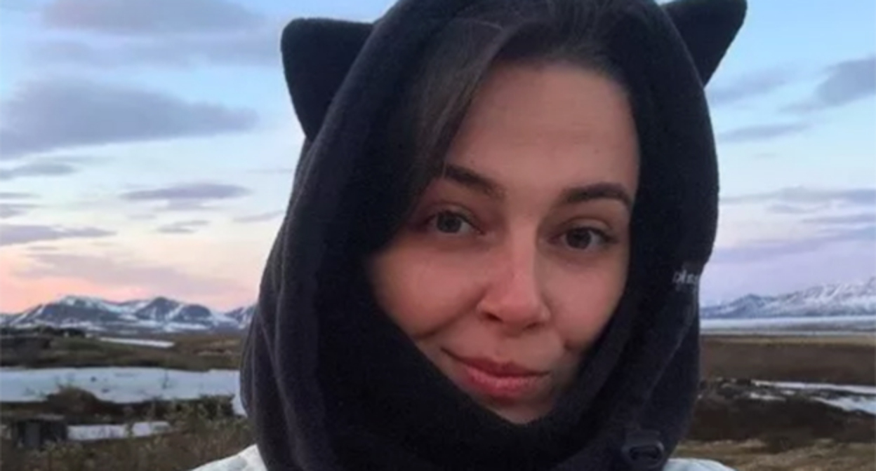 Анастасия Троянова. Скриншоты фото из телеграм-канала издания "Кедр"* Анастасия Троянова. Скриншоты фото из телеграм-канала издания "Кедр"*