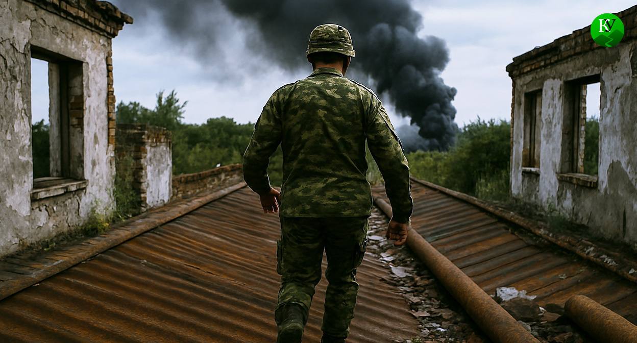 Военный на СВО. Иллюстрация создана «Кавказским узлом» с помощью ИИ в программе Copilot Военный на СВО. Иллюстрация создана «Кавказским узлом» с помощью ИИ в программе Copilot