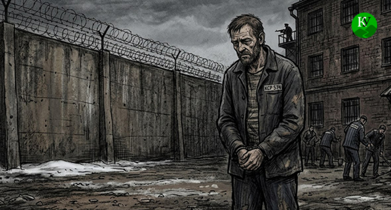 Осужденный в колонии. Иллюстрация создана "Кавказским узлом" при помощи ИИ в программе Copilot Осужденный в колонии. Иллюстрация создана "Кавказским узлом" при помощи ИИ в программе Copilot
