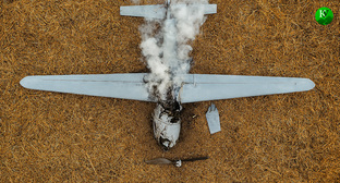 Обломки БПЛА. Иллюстрация создана «Кавказским узлом» с помощью ИИ в программе Copilot