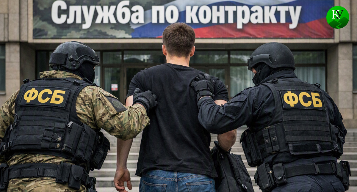Задержание у пункта отбора военных. Иллюстрация создана «Кавказским узлом» с помощью ИИ в программе Copilot Задержание у пункта отбора военных. Иллюстрация создана «Кавказским узлом» с помощью ИИ в программе Copilot