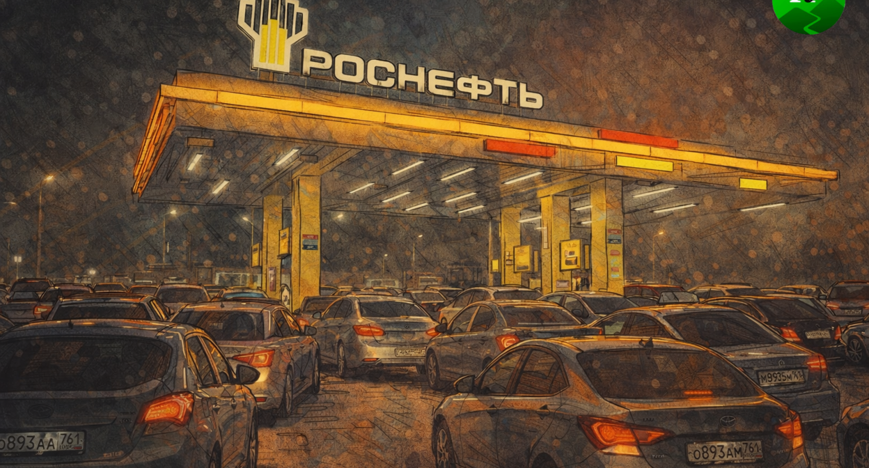 Автомобили на АЗС. Иллюстрация создана "Кавказским узлом" с помощью ИИ в программе Copilot Автомобили на АЗС. Иллюстрация создана "Кавказским узлом" с помощью ИИ в программе Copilot
